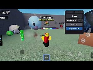 Shooter vs hider Auto aim at nearest player, inf gun, esp, drop and equip gun, mobile, own made.