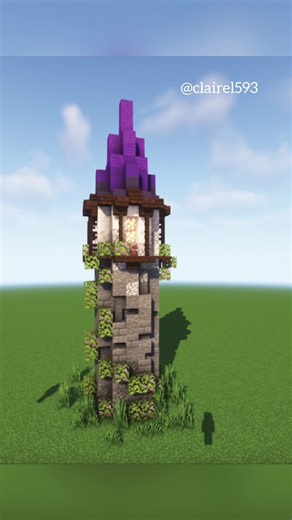 Repunzel’s Tower Timelapse in Minecraft