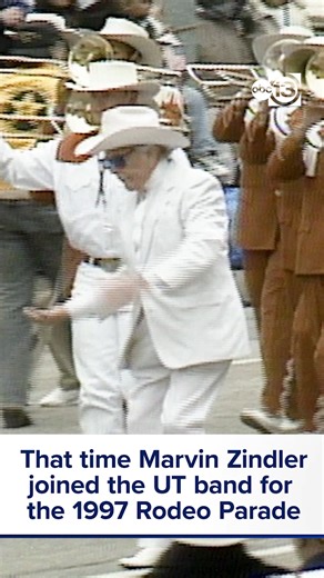 Remember when ABC13's Marvin Zindler showed his baton skills marching with the University of Texas band in 1997? Watch today's parade Live at 10am on ABC13. | ABC13 Houston