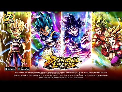 7th Anniversary all characters trailer | DRAGON BALL LEGENDS