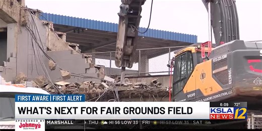 What's next for Fair Grounds Field after its demolition?