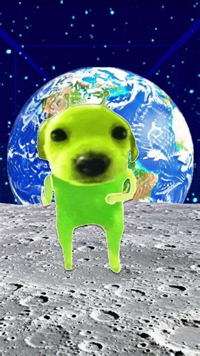 alien dog singing #funny #meme #trend #shorts #dance