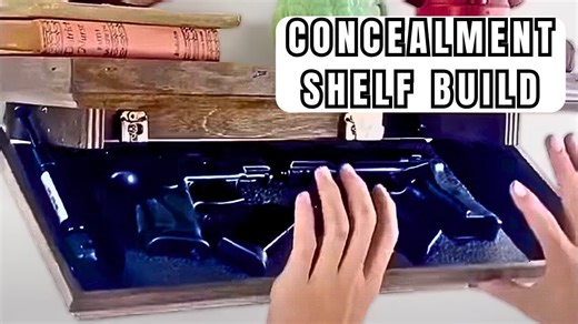 Hidden in Plain Sight: Full Concealment Shelf Build (Updated Version Included)