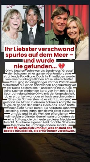 Ihr Liebster verschwand spurlos auf dem Meer – und wurde nie gefunden... 💔
