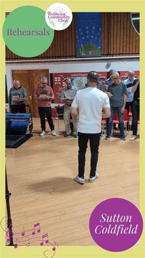 Our Sutton Coldfield choir practicing 'More' by Sam Ryder for our Summer Concert. It's fast and furious - we're almost there! We've loved learning this one, and the harmonies near the end sound great 😊 #ChoirCommunity #MentalHealthThroughMusic #SingYourHeartOut #WellnessThroughSong #ChoirTherapy | The Wellbeing Community Choir, Birmingham, Solihull and Sutton Coldfield