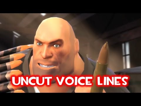 Uncut Voice Lines from Meet the Heavy (in order)