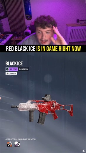Kudos 💜 on Instagram: "RED G36C BLACK ICE IS IN GAME RIGHT NOW! Normal black ice is appearing as RED! Rainbow Six Siege news! R6 ————————————————— Game: Rainbow Six Siege ————————————————🔴 Youtube: Kudos 🎬Twitch: Kudos 🔷Twitter: KudosOnYT ————————————————— Tags-#rainbowsix #rainbowsixsiegememes #r6siege #rainbow6 #r6s #videogames #rainbowsixsiege #rainbow6siege #rainbowsixsiegememe #csgo #fortnite #funny #funnymoments #battlefield #callofduty #xbox #playstation #r6lore #kudos #siege #gaming"