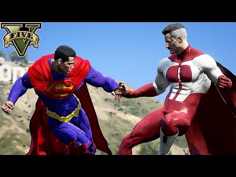 GTA 5 - Superman vs Omni-man | 4K