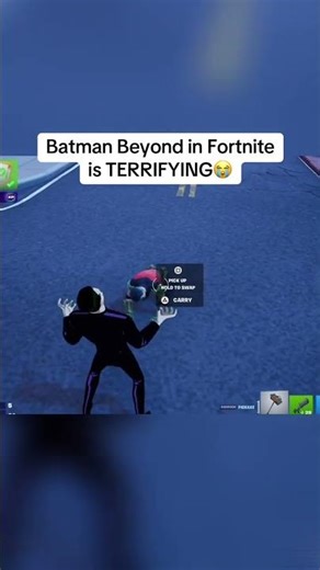 Batman Beyond in #Fortnite is TERRIFYING💀😭 #batman