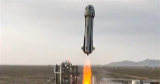 Watch: Blue Origin's first all-women flight crew launches to space
