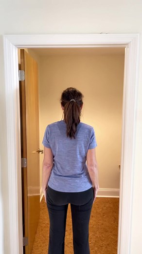 An easy exercise to improve posture after 50. #fitafter50 #posture #UpperStClair #mtlebanon #bethelpark | A50 Personal Training