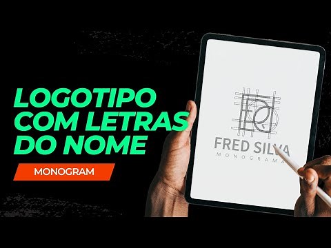 Como criar um logotipo personalizado com as letras do seu nome