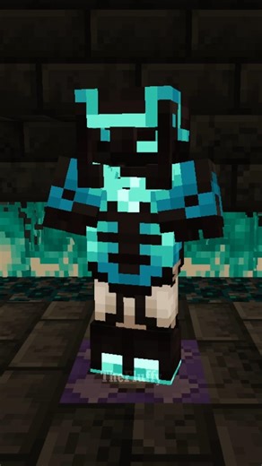 WARDEN ARMOR - Epic Armor Trim Combo in Minecraft #minecraftshorts