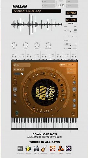 FREE DOWNLOAD African Guitar Loop No Drums 100% Royalty Free Guitar Sample Mallam