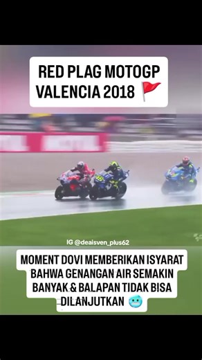Red Flag Incident at MotoGP Valencia 2018