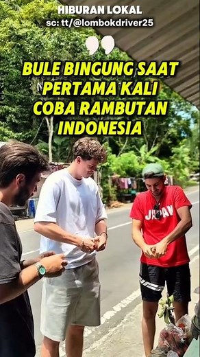 Bule Bingung Saat Pertama Kali Coba Rambutan Indonesia #reaksibule #bule #shorts
