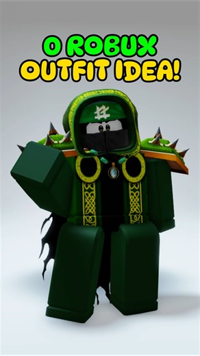 0 Robux Outfit Idea! Green Free Ninja Items & Avatar! No Limiteds! #roblox #shorts