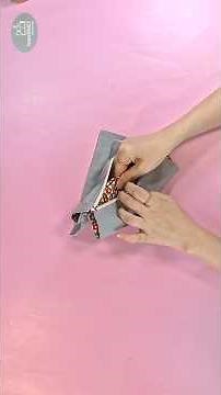 Quick and Easy sewing tips/ Easy 3-pocket zipper pouch for beginner