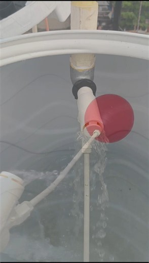 float Valve installation for #home #plumbing #youtubeshorts