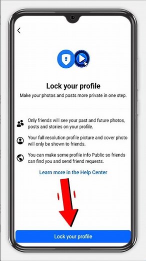 How To Lock Facebook Profile 🔒