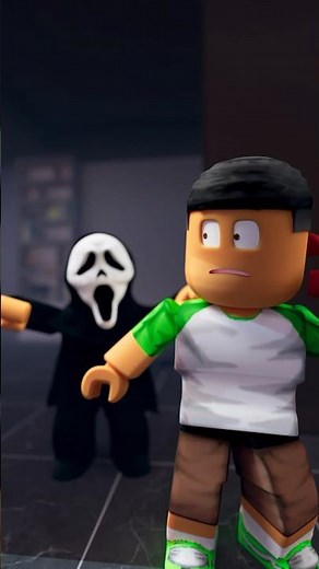 SCARY GHOSTFACE PRANK ON BROTHER #shorts #roblox | The Prince Family Clubhouse