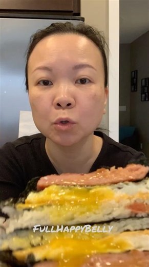 Snack Recipes Day 3 - Spam Egg Seaweed Wrap