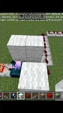 Calibrated Sculk Sensor Secret Door (Bedrock Edition) 🔊 | MINECRAFT #minecraft #gaming #shorts