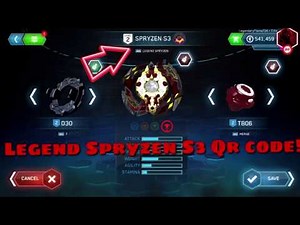 Legend Spyzen S3 & Blast Jinnius (Original Colour) Qr Codes!
