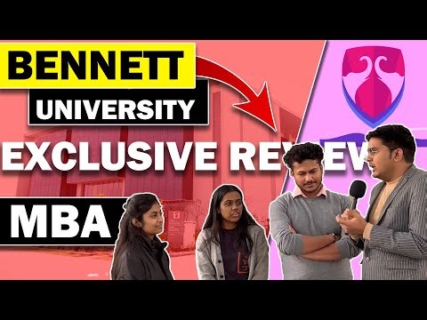 Bennett University MBA Student Review | Placement | Admission Process | Campus Tour | Fajle Wahidi