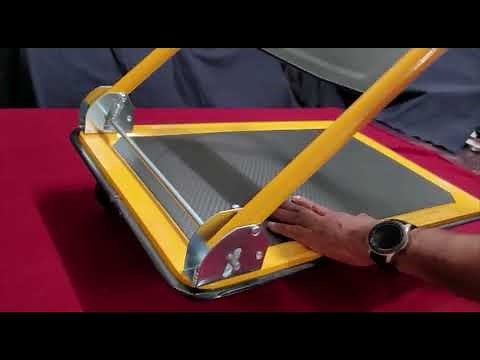 PrimeTrendz Push Cart Dolly Platform Cart | 330lb Weight Capacity…