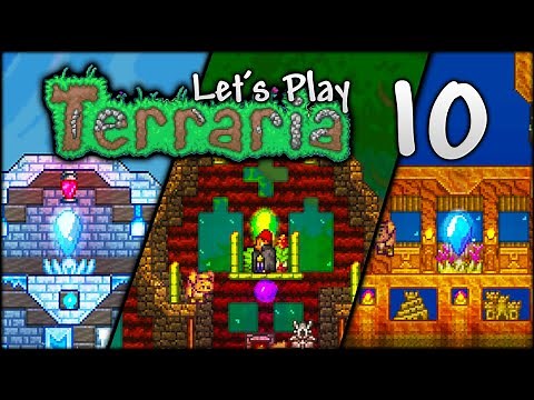 3 Pylons = 3 Terraria Bases! | Let’s Play Terraria 1.4.3 Ep.10