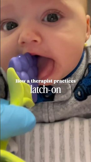 Is your baby struggling with latch?⁠ #babyfeeding
