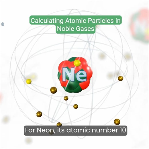 Calculating Protons, Neutrons & Electrons in Noble Gases | Grade 8 Chemistry This educational video guides grade 8 students through calculating the number of protons, neutrons, and electrons in noble gas atoms including Helium, Neon, Argon, Krypton, Xenon, Radon, and Oganesson. Using clear definitions, simple math, and real-life analogies, the video explains atomic number and atomic mass step-by-step. Animated visuals and text overlays make complex concepts approachable and easy to understand. P