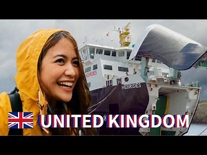 SOLO TRAVEL SCOTLAND - Crazy weather! Stormy ferry crossing in Scotland 🏴󠁧󠁢󠁳󠁣󠁴󠁿 [Ep. 3]