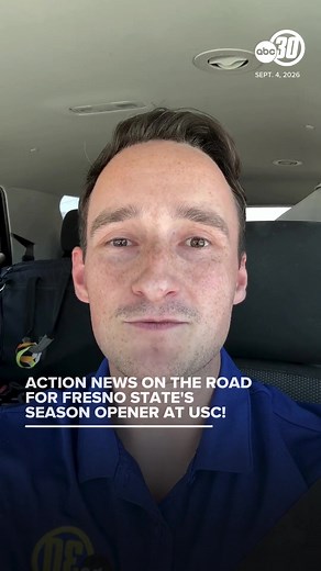 Action News is on the road to Southern California for Fresno State's season opener at USC! Buchanan grad Jayden Mandal will be under center as the starting quarterback for the Bulldogs. Tune in for live reports from the Red Wave tailgate and full coverage on Action News🏈🐾