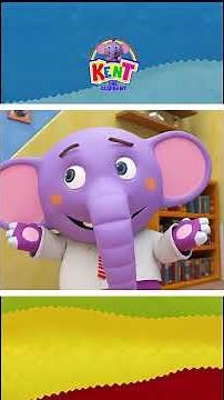 🙈Let's Play Peek A Boo With Kent The Elephant #shorts #babysongs #nurseryrhymestreet