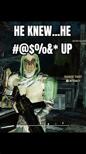 UNBELIEVABLE Mistake #gaming #falloutlore #fallout76 #shorts #gamer #fail #falloutlore #fallout