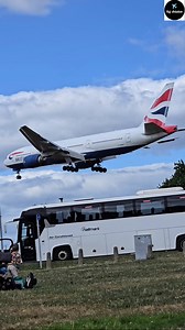 The most jaw dropping slo-mo ever! 😱🛬...British Airways 🇬🇧✈️... | Raj Aviation