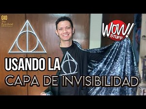 Usando la Capa de Invisibilidad de Harry Potter - Wow Stuff! Invisibility Cloak