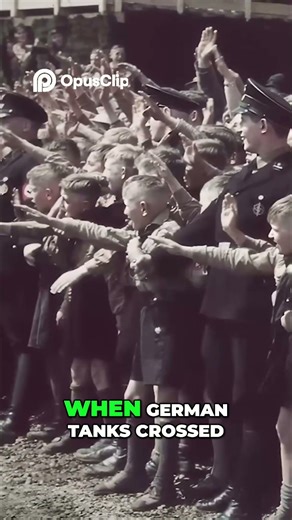 World War II - German Tanks Enter Austria - Surprise and Cheering Crowds! #ww2 #worldwar2 #wwii