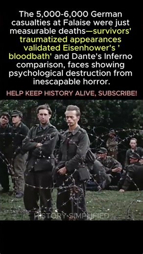 5,000-6,000 German CASUALTY — Prisoners' Faces Showed Eisenhower Right|| WW2 #shorts #ww2
