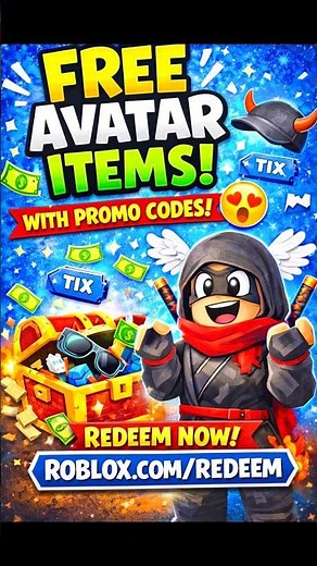 FREE Roblox Avatar Items From Promo Codes 😱🔥 (Still Working!) #roblox #shorts