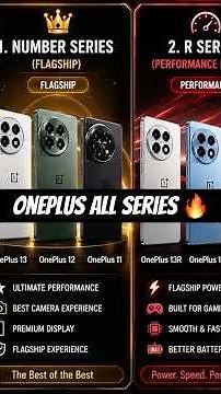 OnePlus All Series Explained 🔥 Which OnePlus Phone Is Right For You?