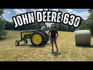 John Deere 630 in Action! Family Hay Day With Skid Loader Power!