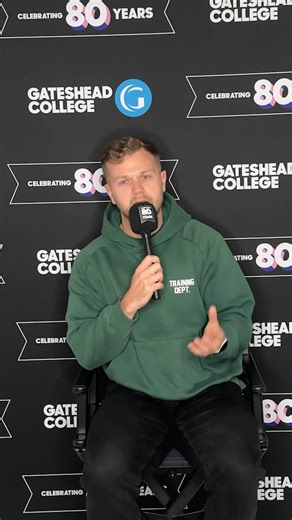 Hear about Adam’s journey from sport student to student recruitment and transition coordinator and what Gateshead college means to him. Read his full 80th birthday story here: https://bit.ly/4qJ0jQa | Gateshead College