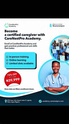 Become a Certified Caregiver with 73% Off Training
