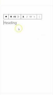 How to Add Heading Block in Gutenberg WordPress