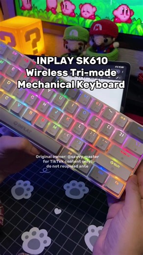 Budget Wireless Mechanical Keyboard for Gaming | RGB Backlight | Type C Cable