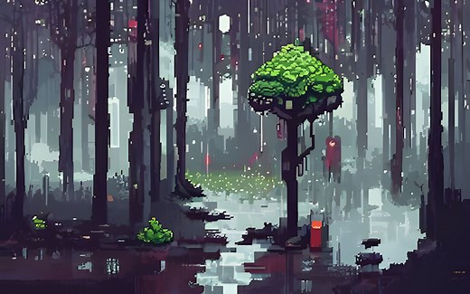 【AI绘画】专精像素艺术的AI来了！Pixel Art Diffusion AI画集（25）
