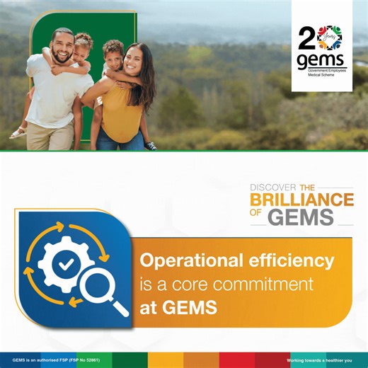 Operational efficiency is a core commitment at GEMS, best demonstrated by our speedy claims turnaround system, which processes close to 400,000 claims per day. This robust, high-volume processing ensures claims are paid on time and our members get the best service. This is part of the reason why we have been ranked 2nd in the country in the prestigious Ask Afrika Orange Index Awards 2025/26. #GEMS #PublicService #HealthcareAffordability #FinancialSustainability #WorkingTowardsAHealthierYou | GEM